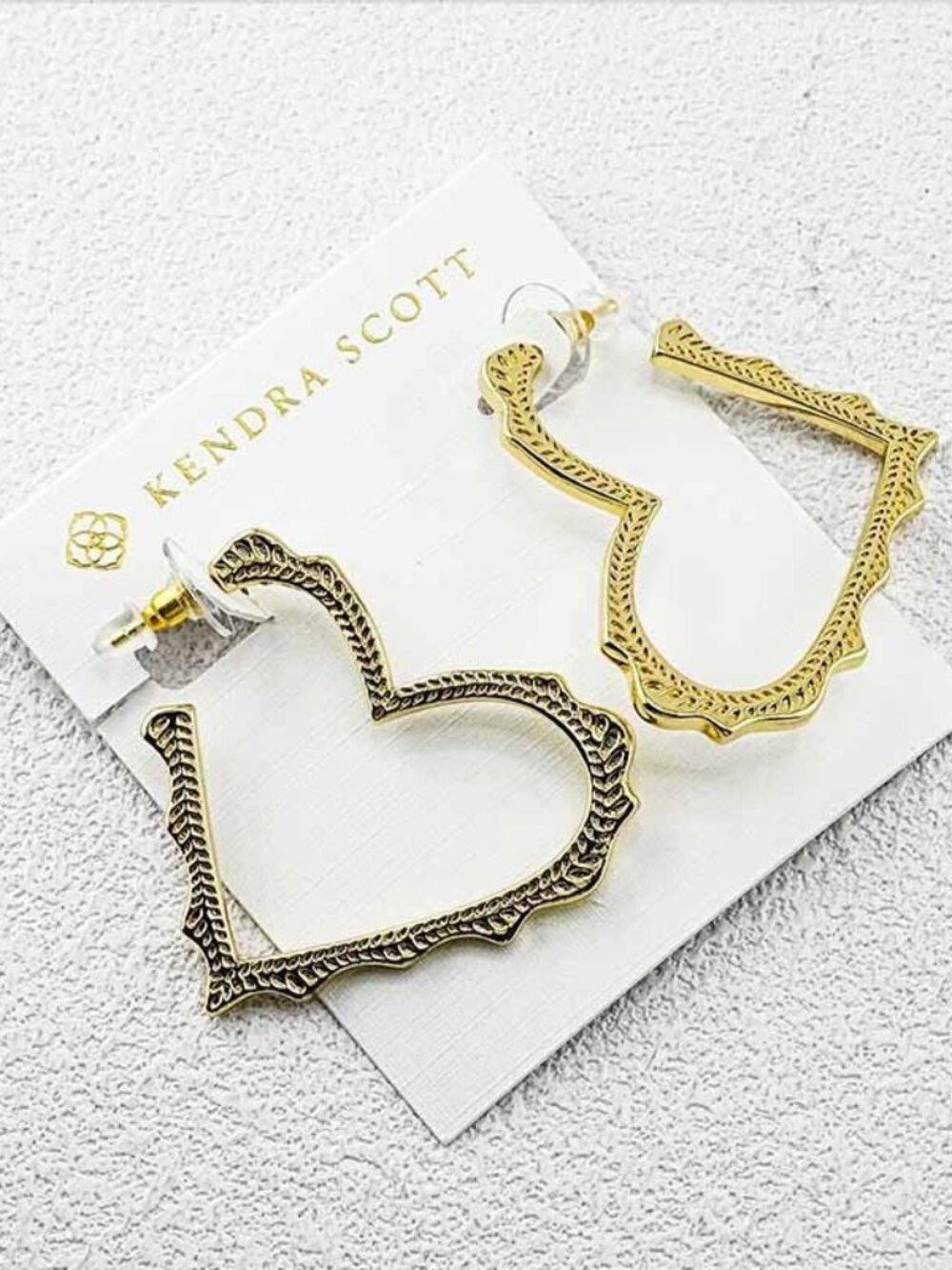 Kendra Scott Heart Earrings